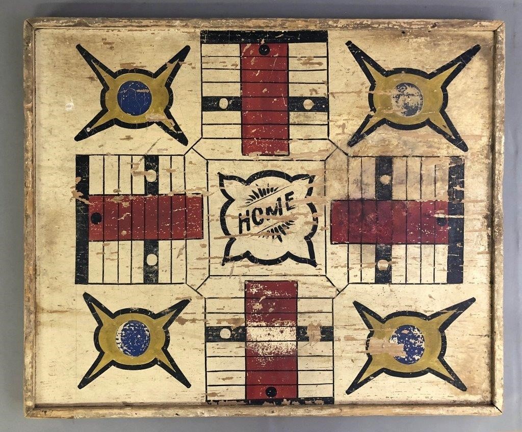 Wood painted game board,