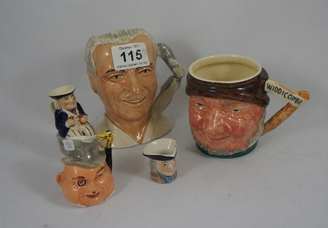 Wood Potters Character Jug Sir
