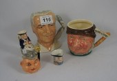 Wood Potters Character Jug Sir