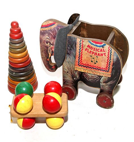 WOOD TOY LOTA paper over wood