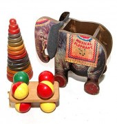 WOOD TOY LOTA paper over wood