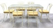 WOODARD METAL PATIO DINING SUI