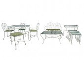WOODARD STYLE WHITE-PAINTED PA