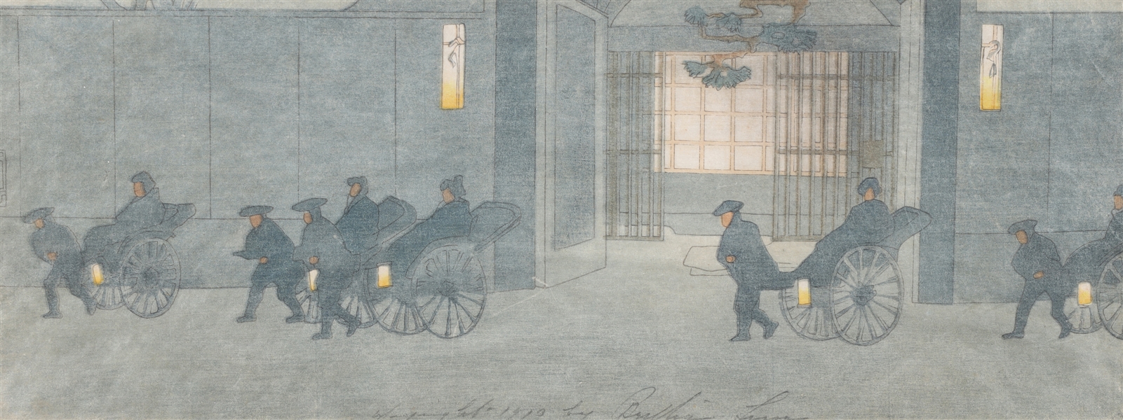 Woodblock print by Bertha Lum