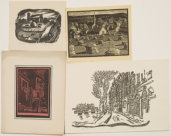Woodblock Prints 20th century an