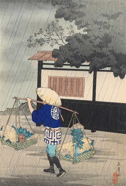 Woodblock Shotei Takahashi