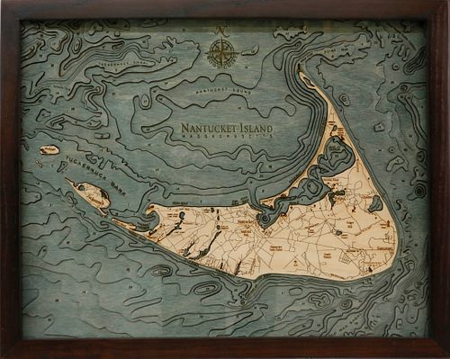 WOODCHART NANTUCKET, MASS 3-D