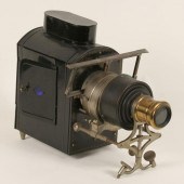 Wooden bank in form of WWI amb