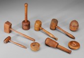 Wooden Boxes, Mallets one appl