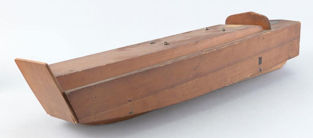 WOODEN BUILDER’S MODEL OF A LANDING