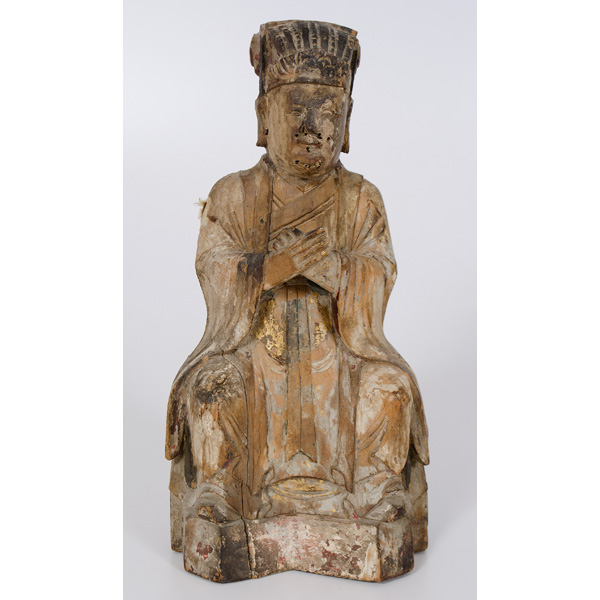 Wooden Carved Chinese Scholar