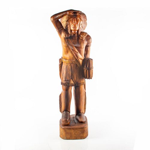 WOODEN CIGAR STORE NATIVE