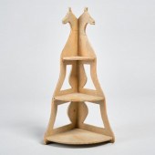 WOODEN CORNER SHELFA wooden co