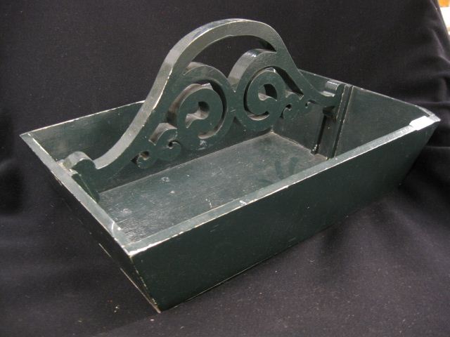 Wooden Cutlery Box center handle