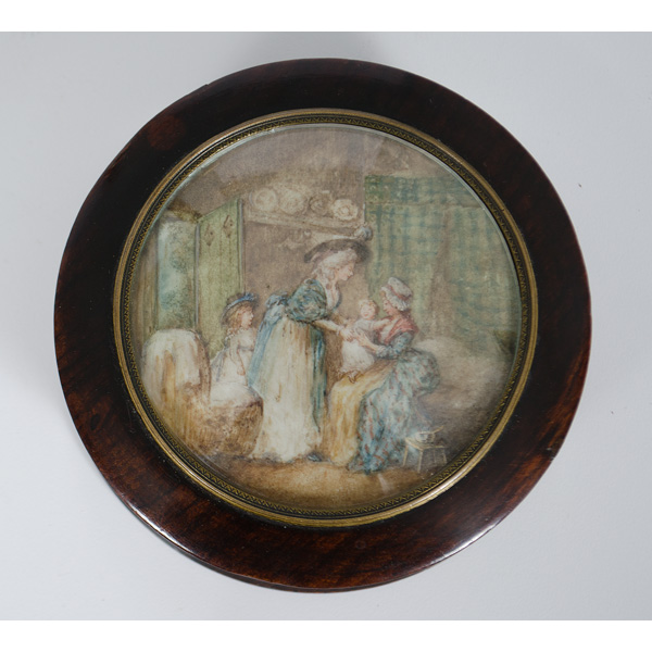 Wooden Dresser Box with Victorian
