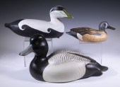 WOODEN DUCK DECOYS Lot of (3)
