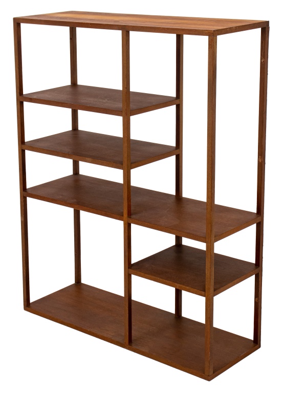 WOODEN ETAGERE BOOKCASE Wooden