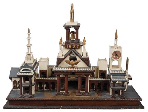 WOODEN FOLK ART BUILDING