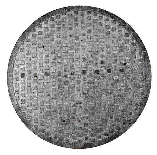 WOODEN FOUNDRY MOLD FOR MANHOLE