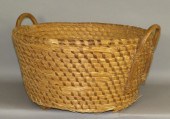 WOODEN HANDLED COILED RYE STRA