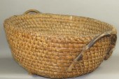 WOODEN HANDLED COILED RYE STRA