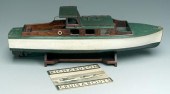 Wooden key wind cabin cruiser,