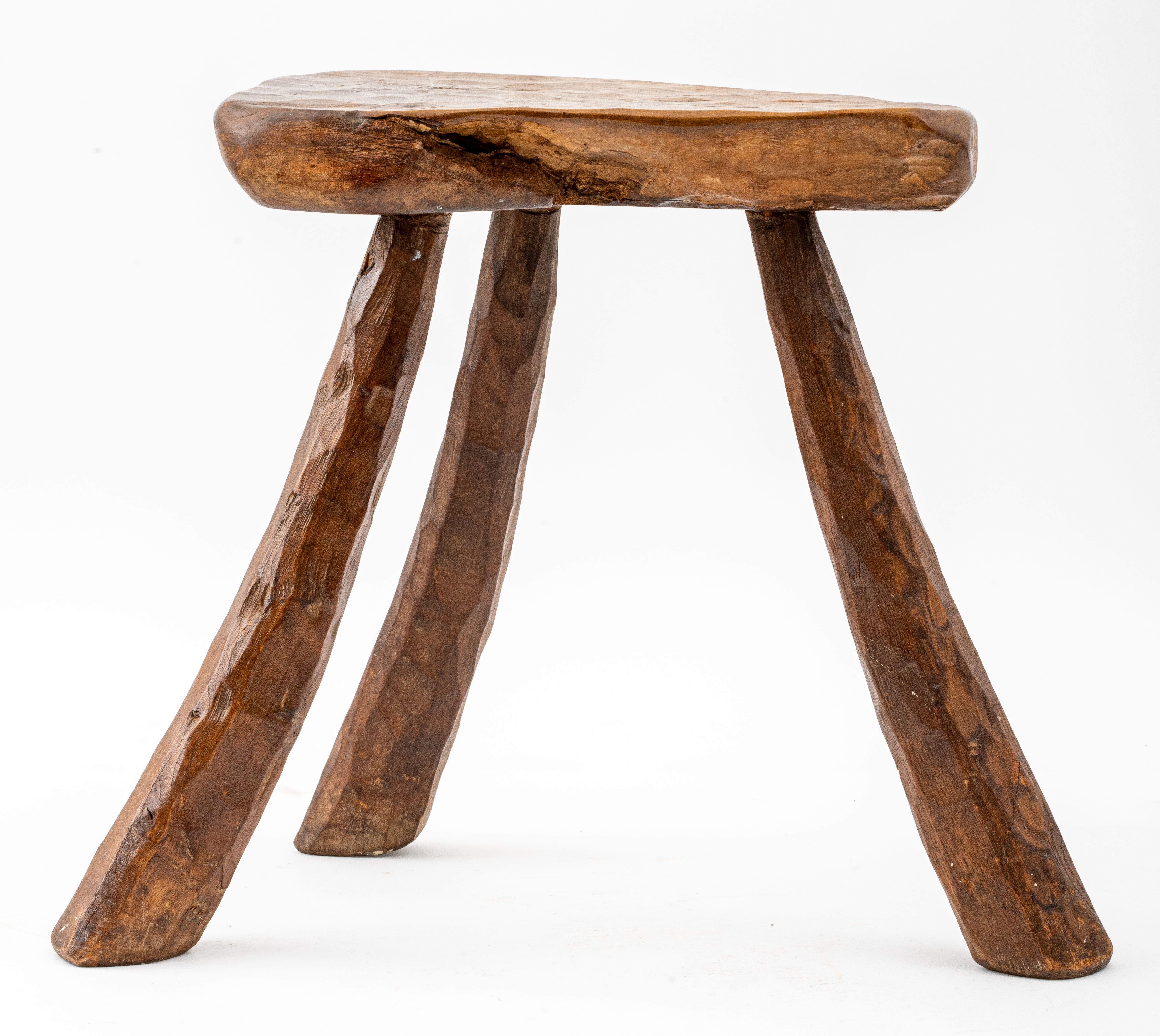 WOODEN MILKING STOOL Wooden milking