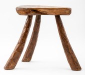 WOODEN MILKING STOOL Wooden mi