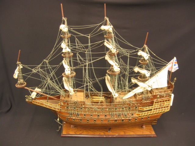 Wooden Model of a Spanish Galleon