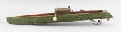 WOODEN MODEL OF A STEAM-POWERE