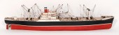 WOODEN MODEL OF THE FREIGHTER