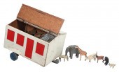 WOODEN NOAH’S ARK CIRCA 1940 H