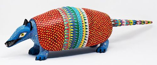 WOODEN OAXACA ARMADILLOWooden