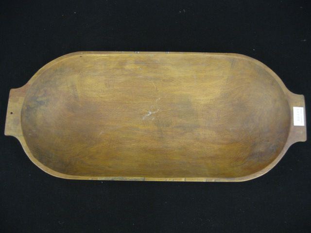 Wooden Oval Dough Bowl 9'' x 20''