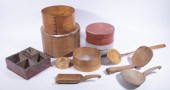 WOODEN PANTRY COLLECTIBLES (11