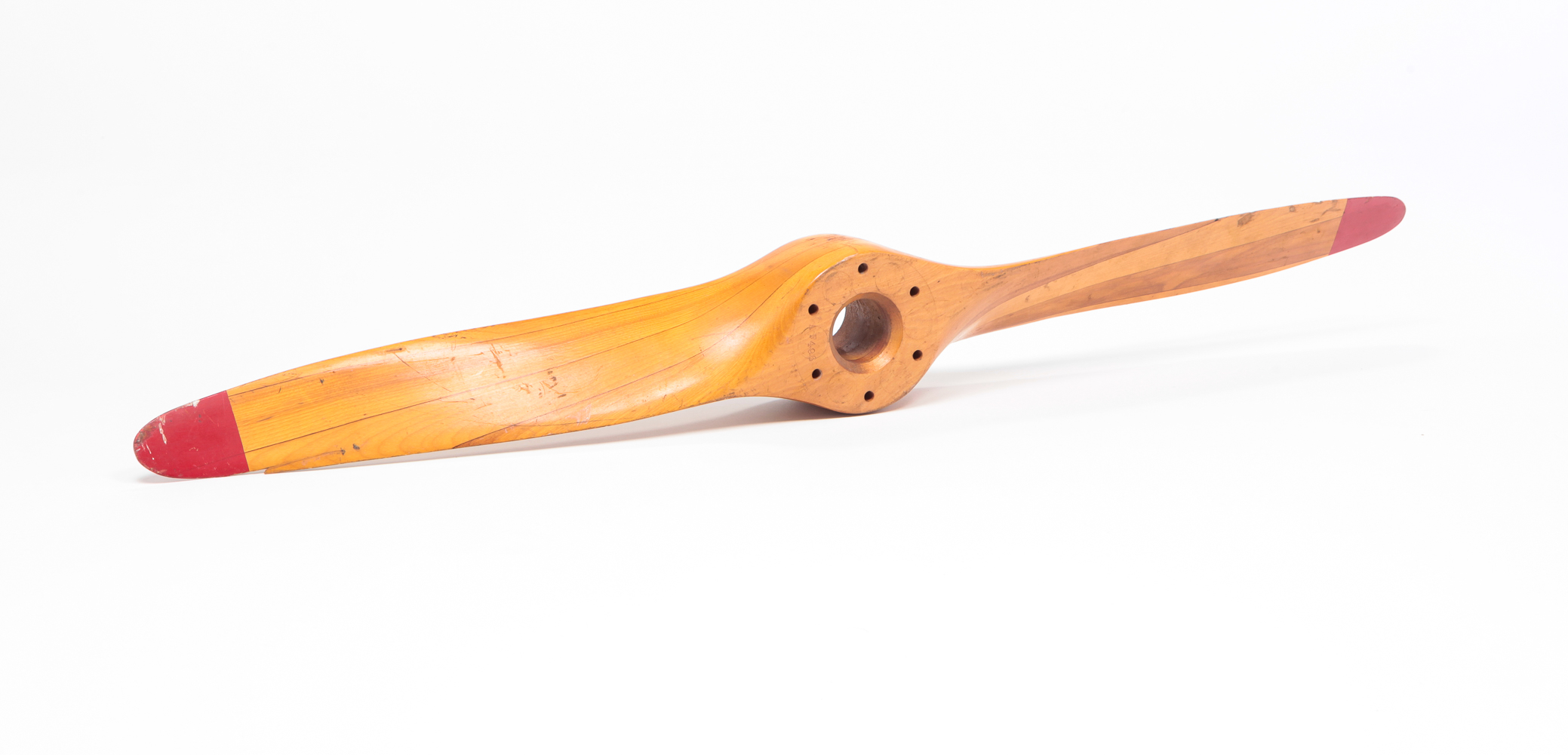 WOODEN PROPELLER. Probably American