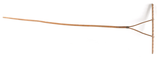 Wooden rake 19th c. together with a