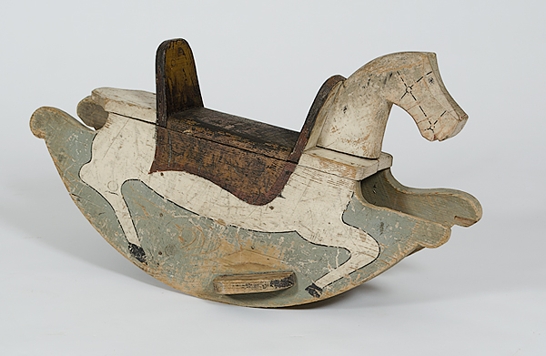 Wooden Rocking Horse Early 20th