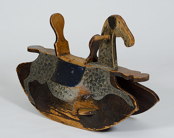 Wooden Rocking Horse Early 20th