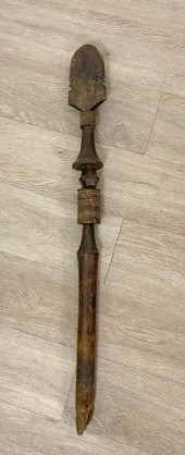 WOODEN SCEPTER OR WAND WEST AF