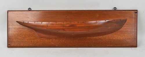 WOODEN SHIP BUILDER'S HALF