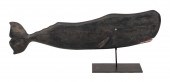 WOODEN SPERM WHALE WEATHER VAN