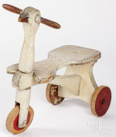 WOODEN SWAN RIDE-ON TOY<br>Woo