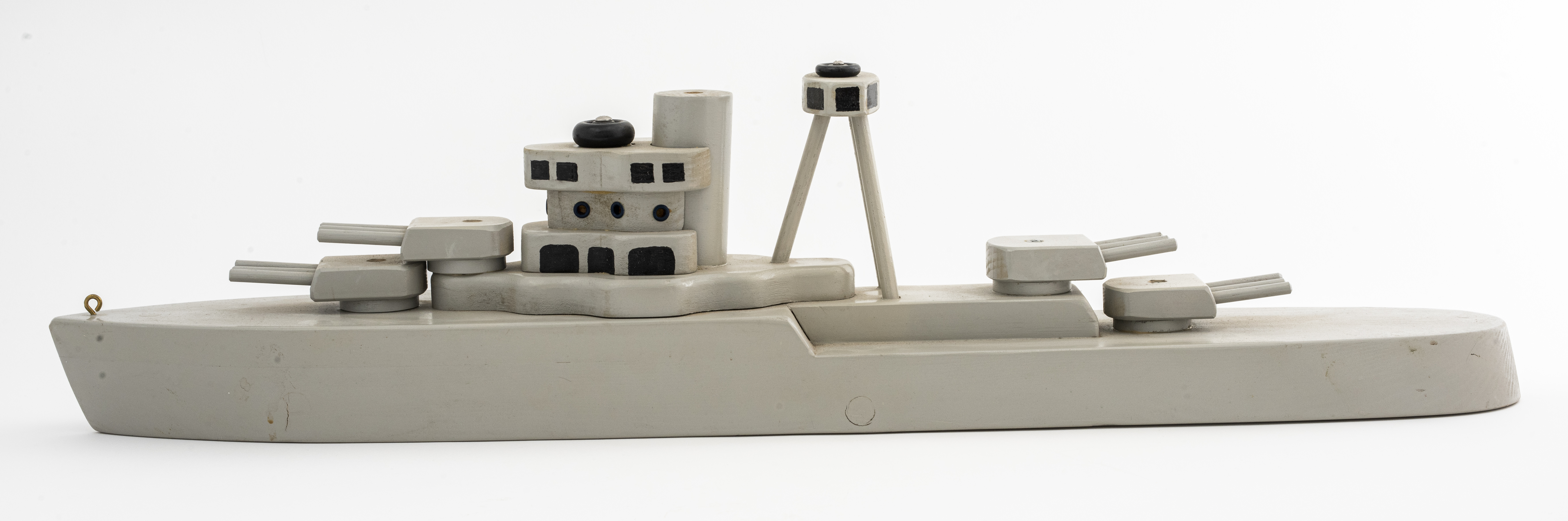 WOODEN TOY BATTLESHIP Wooden toy