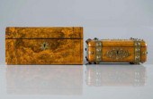 WOODEN VANITY BOXESTwo 19th ce