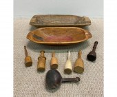 Wooden ware to include two lar