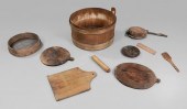 Wooden Wash Tub, Cooking Utens