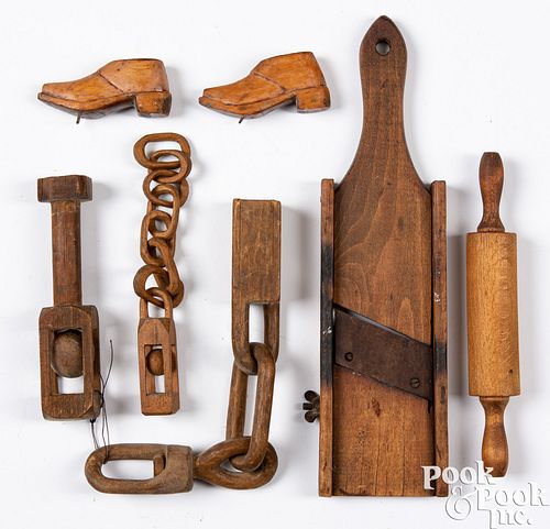 WOODENWARE TO INCLUDE CARVED