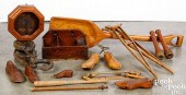 WOODENWARE TO INCLUDE SHOVEL,