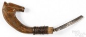 WOODLANDS INDIAN CARVED CROOKE